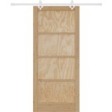  Klizna vrata s kompletnim setom 93x211 cm Masivna drva borovina | shoptok.hr