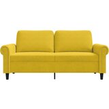  Dvosjed žuti 140 cm baršunasti Žuta | Shoptok.si