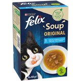 Felix 12 + 6 gratis! Soup 18 x 48 g - Okusna raznolikost iz vode | Shoptok.si