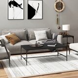 vidaXL Stolić za kavu crni 80 x 50 x 35 cm konstruirano drvo Cijene