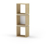 Marckeric Bijela/u prirodnoj boji biblioteka u dekoru hrasta 32x99,5 cm Lofty – | shoptok.hr