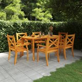 Vrtni stol 160 x 90 x 75 cm od masivnog bagremovog drva | shoptok.hr