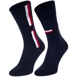 Tommy Hilfiger Man's 2Pack Socks 100001492002 Navy Blue