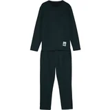 Trendyol Men's Green Regular Fit Tag Detailed Knitted Pajamas Set.
