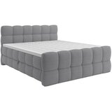 Premium Living Postelja Boxspring Brisbane, Siva, 180x200 | Shoptok.si