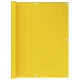 vidaXL Balkonsko platno rumeno 120x300 cm HDPE, (20609721) Cene