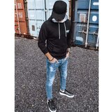 DStreet Black men's sweatshirt with print BX5382 | shoptok.hr