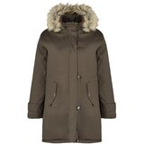 Trendyol Curve Khaki Shearling Hooded Coat Cijene