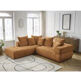 Bobochic Paris Gorčično rumena kotna sedežna garnitura iz šenilje (levi kot/v obliki črke L) Whesley – | Shoptok.si