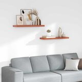  Polica na zidu 2 pcs Crvena 90 x 23,5 x 4 cm Konstruirano drvo | shoptok.hr