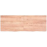 Stolna ploča svjetlosmeđa 140x50x(2-6) cm tretirana hrastovina | Eponuda.com