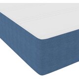 Box Postelja s vzmetnico Modra Žakardna tkanina 90 x 190 cm, (22067053) | Shoptok.si