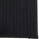  Pravokutni tepih crni 70x200 cm bambus | Shoptok.si