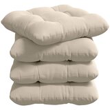  Jastučići za sjedenje 4 pcs Bež 45 x 45 cm Mikrofiber tkanina | shoptok.hr