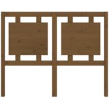  Uzglavlje za krevet boja meda 125,5x4x100 cm masivna borovina | shoptok.hr