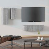  Komplet TV omaric 4-delni siva sonoma inženirski les, (20734898) | Shoptok.si