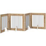  Vrata za pse s postoljem 4 pcs Hrast artisan 80 x 80 cm | shoptok.hr