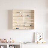 vidaXL Drvena vitrina za izlaganje Smeđa 60 x 8,5 x 54 cm Šperploča Cijene