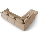 Micadoni Bež kotna sedežna garnitura iz tkanine bouclé (levi kot/v obliki črke L) Bloom – Home | Shoptok.si