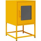 Maison Chic Nočna omarica - Nočna miza Gorčično rumena 36x39x60,5cm Hladno valjano jeklo, (21690272) | Shoptok.si