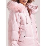 Yups Velour puffer jacket short pink | shoptok.hr