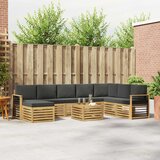  Setovi sofa Čvrsto drvo akacije | shoptok.hr