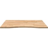 vidaXL Ploča za radni stol 100x80x2,5cm netretirane masivne hrastovine | shoptok.hr