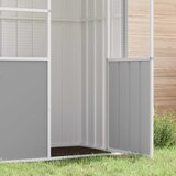  Kavez za ptice sivi 115 x 78 x 200 cm od pocinčanog čelika | Eponuda.ba