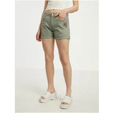 Camaieu Green women's denim shorts - Women's