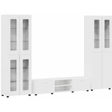  Set TV komoda FLORIN 3 kom. Visoki sjaj bijela | shoptok.hr