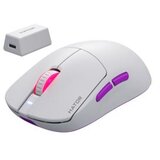 Hator Quasar 3 ULTRA 8K Wireless, white-violet - Optical Yellow 100M Switches PixArt PAW3950 | shoptok.hr