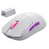 Quasar 3 ULTRA 8K Wireless, white-violet - Optical Yellow 100M Switches PixArt PAW3950