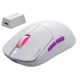 quasar 3 ultra 8K wireless white/violet miš