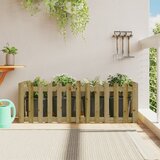 vidaXL Vrtna visoka greda z ograjico 150x50x50cm impregnirana borovina Cene