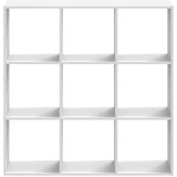 vidaXL Knjižna omara bela 102x32x102 cm inženirski les | Shoptok.si