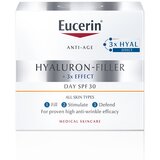 Eucerin Hyaluron-Filler + 3x Effect SPF30 dnevna krema protiv starenja kože 50 ml za žene | shoptok.hr