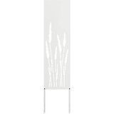 vidaXL Zaslon za zasebnost v vrtu Bela 32 x 140 cm Mnogi jeklo, (5000250021) | Shoptok.si