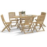  Sklopive vrtne stolice 6 kom 48 5x57x90 cm od drva bagrema | shoptok.hr