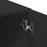 vidaXL Omarić za pohranu crni 70 x 42,5 x 225 cm konstruirano drvo | shoptok.hr