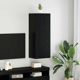 TV zidni ormar Crni hrast 40,5 x 30 x 102 cm Konstruirano drvo | shoptok.hr