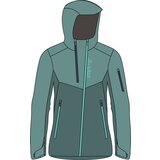 Kilpi Women's outdoor jacket METRIX-W dark green Cijene
