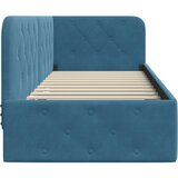  Kutni okvir kreveta Plava 80 x 200 cm Baršun | shoptok.hr