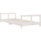  Za dječji krevet bijeli 80 x 200 cm od masivne borovine | shoptok.hr