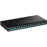  Trendnet TPE-TG161H network switch Gigabit Ethernet (10 /100 /1000) Power over Ethernet (PoE) Black Cijene