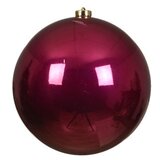 Dekordom novogodišnja dekoracija - hanging bauble 20cm 022418 - oxblood - kmg ( 043309 ) | ePonuda.com