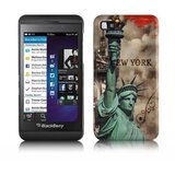 Cadorabo CARE, združljiv z BlackBerry z New Yorkom - Kip Of Liberty Print - Zaščitni pokrov v trendovskem oblikovanju., (20564302) | Shoptok.si