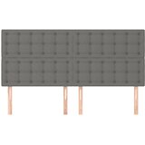  Uzglavlje tamno sivo 180x5x118/128 cm tkanina | Eponuda.ba