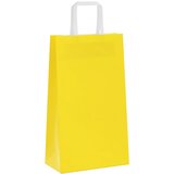  Papirnate vrećice 250 kom s ručkama žute 21x11x36 cm | Eponuda.com