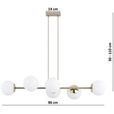  Brilagi - Visilica na sajli 6xE27/60W/230V bež/zlatan | Eponuda.com