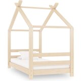  Otroški posteljni okvir iz trdne borovine 70x140 cm | Shoptok.si
